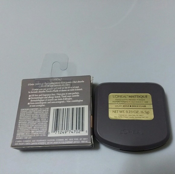 LOREAL Mattique Matte Pressed Powder LIGHT BEIGE - Picture 3 of 3